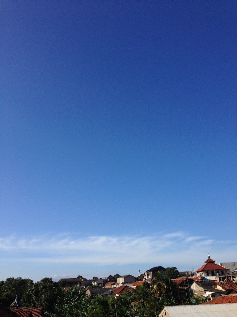 morning sky in ciputat